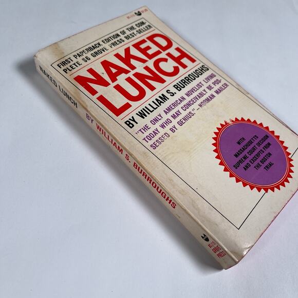 Naked Lunch - William Burroughs Vintage Black Cat Paperback 1966 - Picture 2 of 8